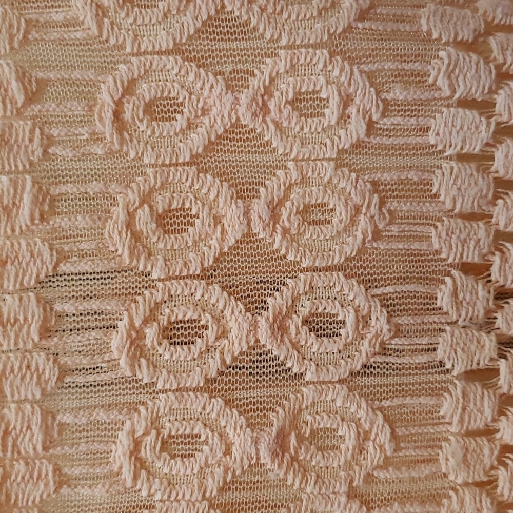 Lucky Brand Lace Pink Embroidered Crochet Square Neck Top Size S - Picture 4 of 5